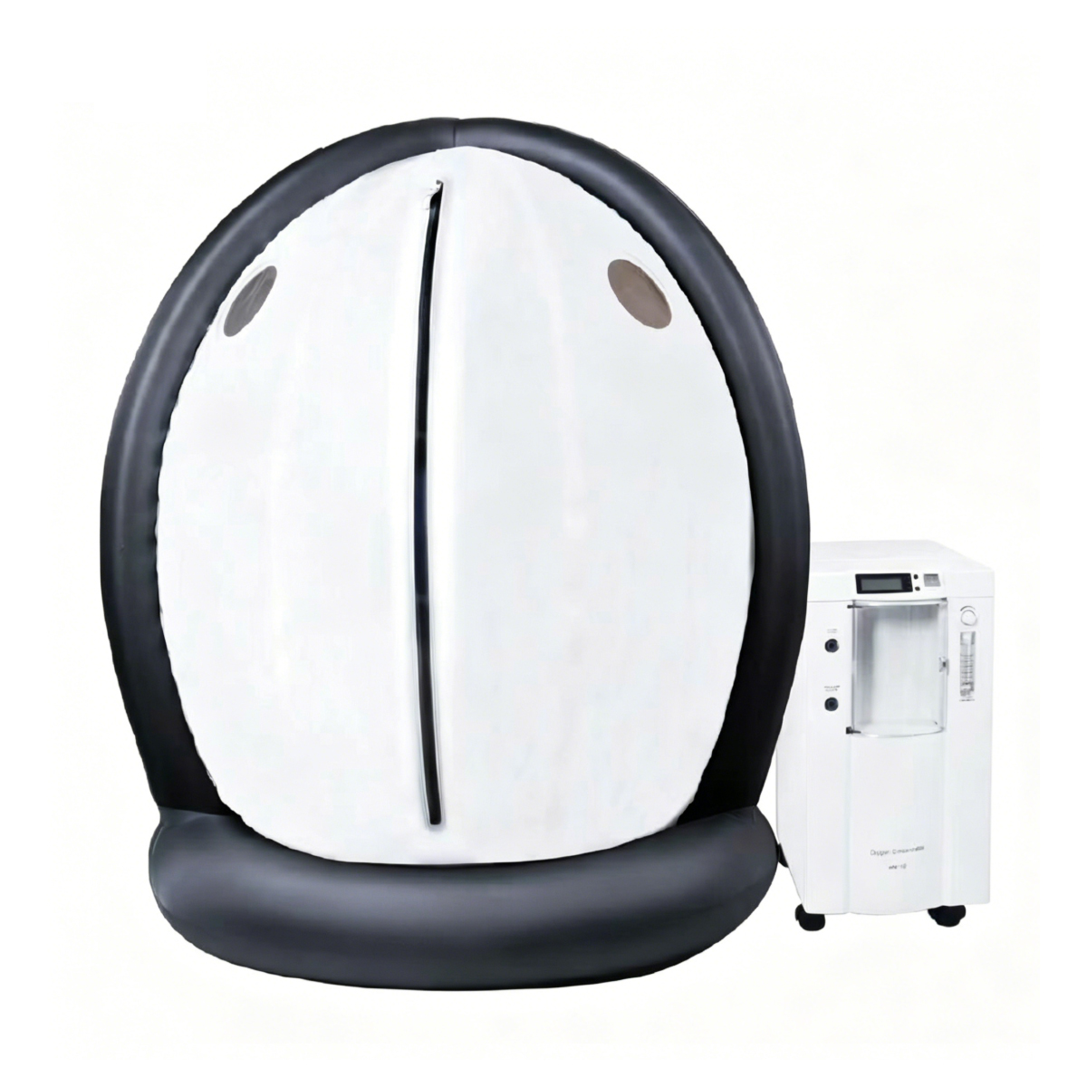Spheroidal Sitting Type Inflatable Support Hyperbaric Oxygen Chamber